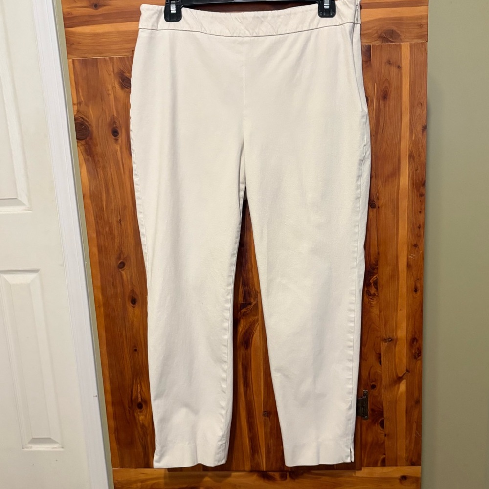 Talbots Cream Cropped Pants